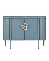 Briallen Blue Demi-Lune Cabinet