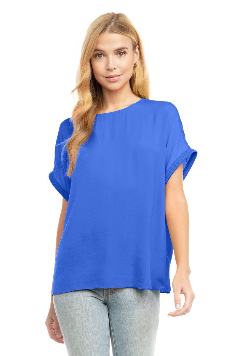 Dolman Short Sleeve Blouse