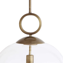 Calix Pendant Light in Aged Brass or Nickel