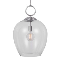 Calix Pendant Light in Aged Brass or Nickel