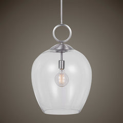 Calix Pendant Light in Aged Brass or Nickel