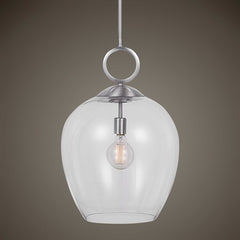 Calix Pendant Light in Aged Brass or Nickel