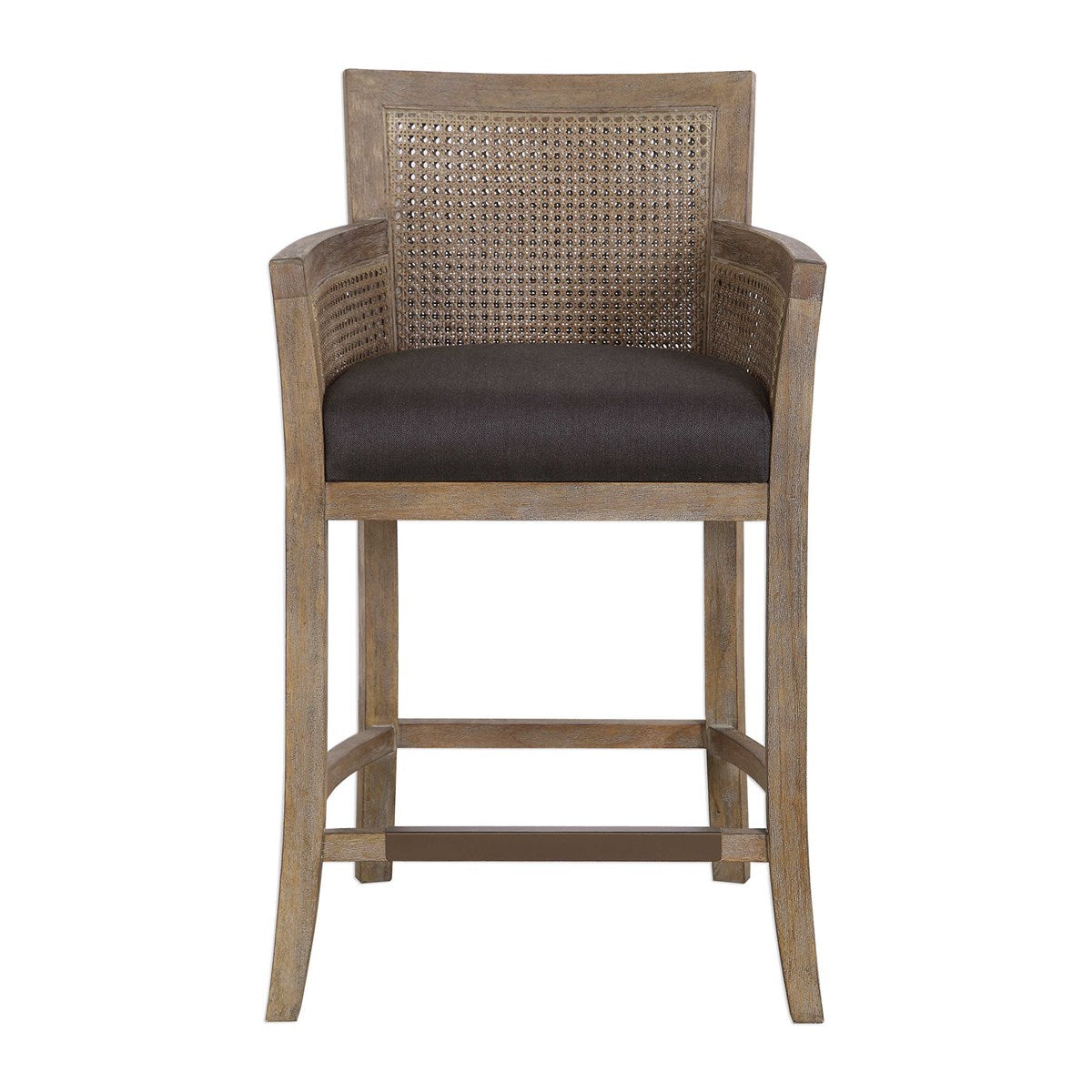 Encore Counter Stool in Gray or Natural Performance Fabric