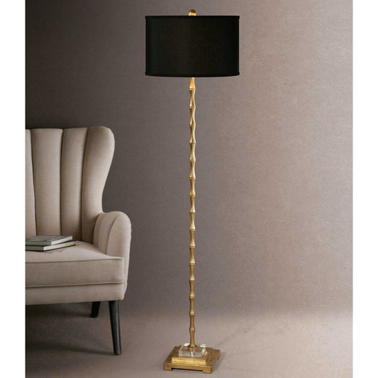 Quindici Floor Lamp in Gold Leaf