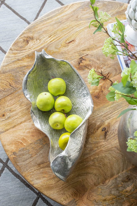 Aluminum Leaf-Shaped Platter