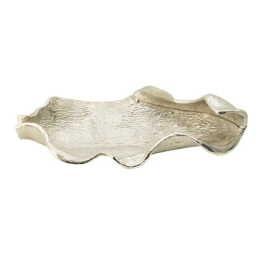 Aluminum Leaf-Shaped Platter