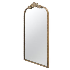 Small Arched Vertical Mirror with Adornments