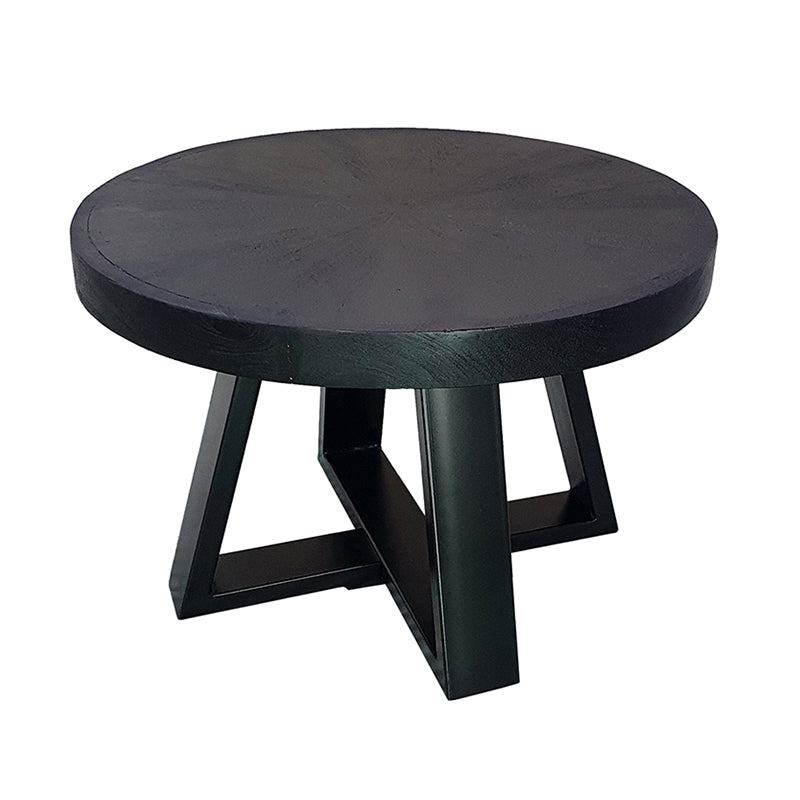 Black Round Coffee Table