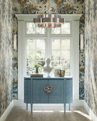 Briallen Blue Demi-Lune Cabinet