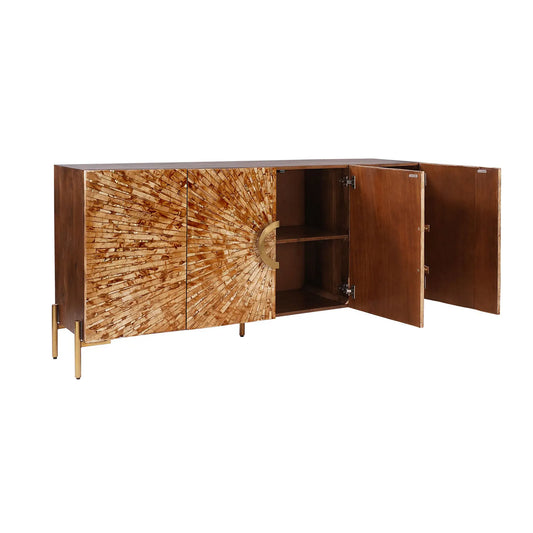 Safari Bone Inlay Sideboard 70"