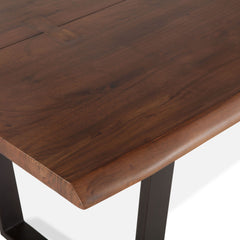 Loft Live-Edge 72" Dining Table Walnut