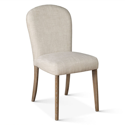 Jessie 18" Beige Linen Dining Chair