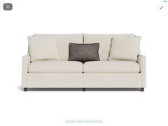 Hudson Sofa 80" - Nomad Snow