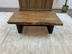 Malcolm Acacia 52" Live Edge Coffee Table - Natural