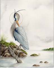 SOPHIE McVICAR ORIGINAL ART - Blue Herons