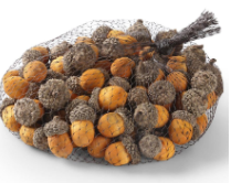 BAG OF 75 WOOD ACORNS