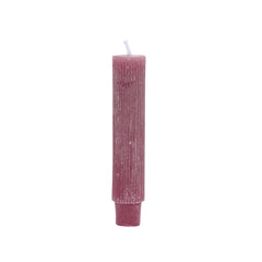 5" Unscented Pleated Candles in Box - Purple