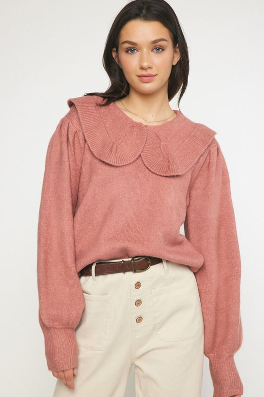 Dusty Rose Sweater