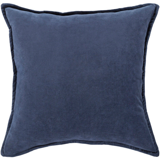 Navy Velvet Down Pillow