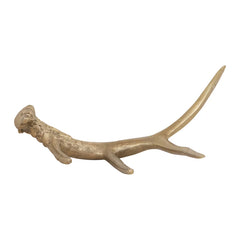 Aluminum Antler Décor With Gold Finish