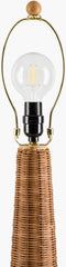 Ripa Accent Floor Lamp in Wheat Rattan 59"