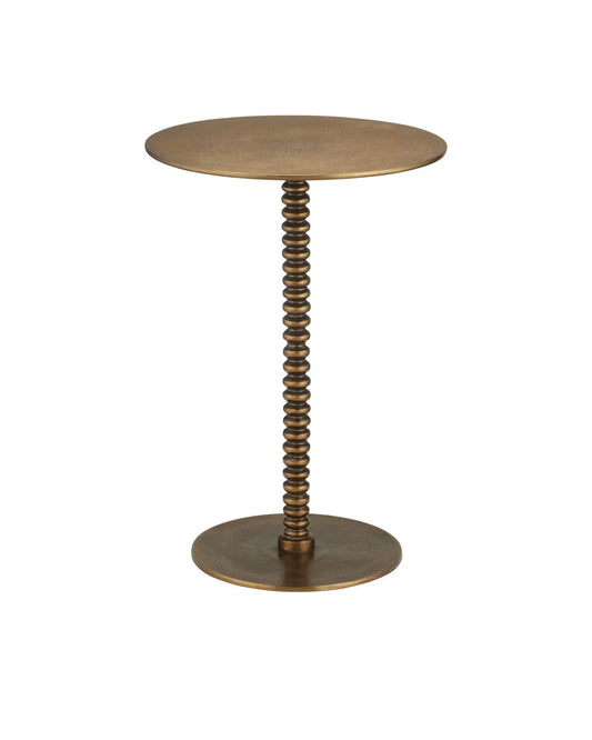 Dasari Brass Accent Table