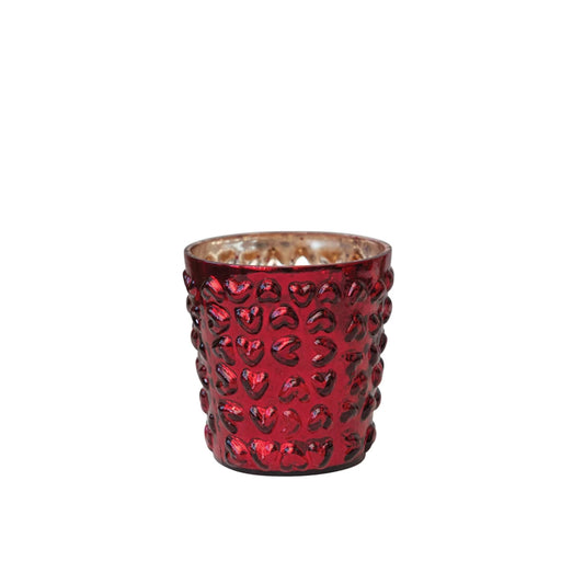 Red Mercury Glass Votive