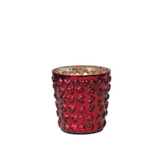 Red Mercury Glass Votive